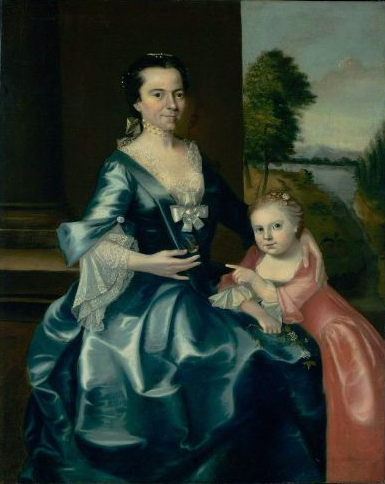 A Mother and Child   ca. 1755  by an unknown American artist   Museum of Fine Arts  Boston   57.154